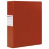 Папка на 2 кольцах BRAUBERG, картон/ПВХ, 75мм, красная, до 500 листов (удвоенный срок службы),228390