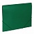 Папка на резинках BRAUBERG Office, зеленая, до 300 листов, 500 мкм, 227710