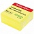 Блок самоклеящийся (стикеры) BRAUBERG НЕОНОВЫЙ 76*76мм, 400 листов, желтый, 111352