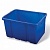 Ящик для хранения штабелируемый 60л, (в60*ш40*г34см), цвет синий, PT9954