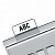 Картотечные индексные окна HAN (Германия), КОМПЛЕКТ 10 шт., для разделителей А4,А5,А6, прозр.,НА9001