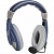 Наушники с микрофоном (гарнитура) DEFENDER Gryphon HN-750, проводные, 2 м, синие, 63748