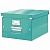 Короб архивный LEITZ "Click & Store" M, 200*280*370мм, лам. картон, разборный, бирюзовый, 60440051