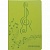 Дневник для музыкальной школы 48л, обложка кожзам гибкая, BRAUBERG, зеленый, 105496