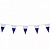 Гирлянда из флагов России, длина 5 м, 10 треугольных флажков 20х30 см, BRAUBERG, 550186