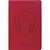 Дневник для музыкальной школы 48л, обложка кожзам гибкая, BRAUBERG, красный, 105497
