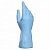 Перчатки латексные MAPA Vital Eco 117, хлопчатобумажное напыление, размер 9, L, синие, шк 1299