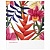 Дневник 5-11 класс 48л, твердый, BRAUBERG, выборочный лак, с подсказом, Тропические цветы, 105588