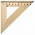 Треугольник деревянный, 45*11 см, УЧД, С138